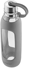 Load image into Gallery viewer, Contigo Purity Glass Water Bottle with Silicone Tethered Lid, 20oz, Radiant Orchid
