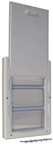 Ideal Ultra-Flex DraftStopper Pet Door with Telescoping Frame - Cream