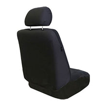 Load image into Gallery viewer, FH Group Universal Fit Flat Cloth Pair Bucket Seat Cover (Blue/Black) (FH-FB050102, Fit Most Car, Truck, Suv, or Van)