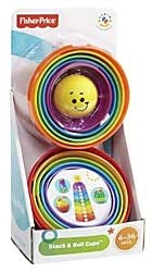 Brilliant Basics Stack and Roll Cups - Theme/Subject: Learning - Skill Learning: Stacking, Discovery, Grasping, Color Identification, Size Differentiation, Fine Motor, Sensory Perception, Problem