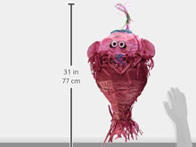 Load image into Gallery viewer, Unique Trolls 3D Pull String Pinata, 1 Ct, 18.5", Multicolor