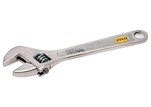 Aven 21190-6 Adjustable Stainless Steel Wrench, 6