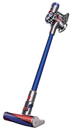 Dyson - V7 Fluffy Hardwood Cord-Free Stick Vacuum - Iron/Blue