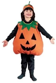 Fun World Plump Pumpkin Toddler Costume, Large 3T-4T, Multicolor