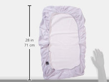 Load image into Gallery viewer, Kushies Baby Terry Changing Pad Cover, White Solid
