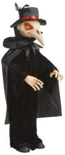 Load image into Gallery viewer, Home Accents Holiday Cyber Distributors Halloween Animated LED Victorian Reaper Outdoor Indoor Decoration - 3 Feet Tall