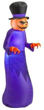 Load image into Gallery viewer, Home Accents Holiday Cyber Distributors Halloween Inflatable Outdoor Decoration Pumpkin Reaper with Top Hat - 5 Feet Tall