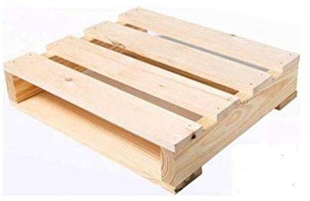 Crates and Pallet - Quarter Pallet New Wood - 23in x 20in x 5in (1)