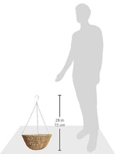 Load image into Gallery viewer, Gardman R490 Woven Rope Hanging Basket, 14&quot; Diameter