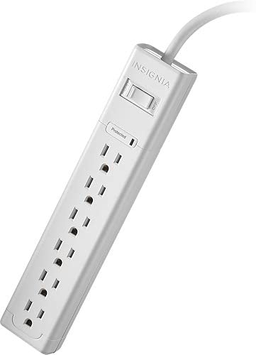 Insignia - 6-outlet Surge Protector