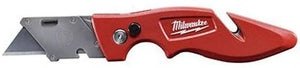 Milwaukee 48-22-1901 Fastback Press and Flip Utility Knife with Belt Clip and Onboard Wire Stripping