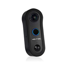 Load image into Gallery viewer, Night Owl Security 1080p Smart Doorbell with 32GB microSD Card, Black (WDB2-32SD)