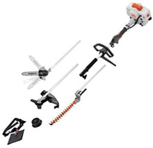Load image into Gallery viewer, 26CC 2 Cycle 4 in 1 Multi Tool with Grass Trimmer Attachment, Hedge Trimmer Attachment , Pole Saw Attachment and Brush Cutter Blade with Bonus Harness