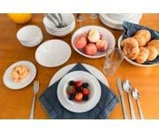 Load image into Gallery viewer, Nova White Round 62-Piece Dinnerware Set, Service for 6