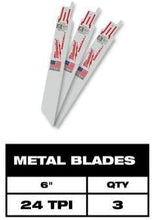 Load image into Gallery viewer, Milwaukee 49-22-1110 U 10 pc Sawzall Blade Kit with Case + 10 Free Blades