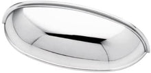 Load image into Gallery viewer, Liberty PN1053-PC-C, Dual Mount Cup Drawer Pulls Cabinet Hardware, Cabinet Handles, 2-1/2 or 3 in, Polished Chrome, 1 Piece