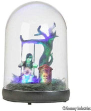 Load image into Gallery viewer, Sunstar Industries Animated Cloche Lost Girl on Swing Prop Lights-up Sound Halloween Decoration