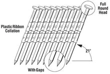 Load image into Gallery viewer, Grip-Rite GR014 Round Head 3-Inch by .131-Inch by 21 Degree Plastic Collated Vinyl Coated Framing Nail (4,000 per Box)