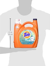 Load image into Gallery viewer, Tide Plus febreze Freshness Botanical rain he Turbo Clean Liquid Laundry Detergent Count, Orange, Original,Rain, 138 Fl Oz