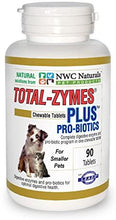 Load image into Gallery viewer, NWC Naturals Total-Zymes Plus - 90 Tablets (1 Tablet Treats 1/2 Cup of pet Food) Enzymes and Probiotics for Dogs and Cats