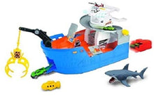 Load image into Gallery viewer, Adventure Force Light and Sound Shark Ship Playset Crane, Submarine Squirter, Light and Sound Action