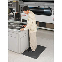 Load image into Gallery viewer, Guardian 24030502 Air Step Anti-Fatigue Floor Mat, Vinyl, 3&#39;x5&#39;, Black, Reduces fatigue and discomfort, Can be easily cut to fit any space