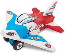 Load image into Gallery viewer, Melissa &amp; Doug Decorate-Your-Own Wooden Craft Kits Set - Plane, Train, and Race Car