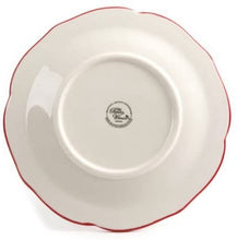 Load image into Gallery viewer, Happiness Rim Scalloped 12-Piece Dinnerware Set, Red, The Pioneer Woman