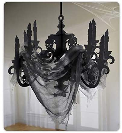 Amscan 670455 Haunted Mansion Candelabra with Gauze 16 1/4