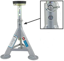 Load image into Gallery viewer, ESCO 10499 Low Profile Performance Jack Stand, Flat Top Rubber Cushion Post, 3 Ton Capacity, 17&quot; Height