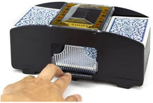 Load image into Gallery viewer, Brybelly Two Deck Automatic Card Shuffler - Battery-Operated Electric Shuffler - Great for Home &amp; Tournament Use for Classic Poker &amp; Trading Card Games