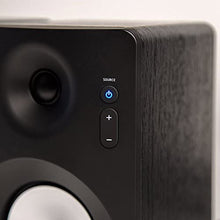 Load image into Gallery viewer, Crosley S100A-BK Bluetooth Enabled Powered Stereo Speakers, Black (Pair)