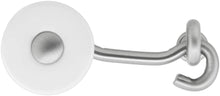 Load image into Gallery viewer, Perennial 2-1/2 in. White Ceramic and Satin Nickel Cabinet Latch