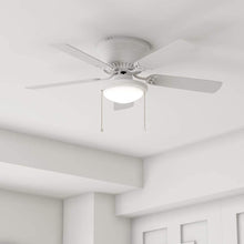 Load image into Gallery viewer, Hugger AL383CP-MWH 44 in. LED Matte White Ceiling Fan