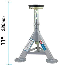 Load image into Gallery viewer, ESCO 10499 Low Profile Performance Jack Stand, Flat Top Rubber Cushion Post, 3 Ton Capacity, 17&quot; Height