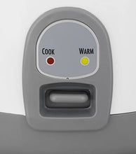 Load image into Gallery viewer, Hamilton Beach Mini Rice Cooker &amp; Food Steamer, 8 Cups Cooked (4 Uncooked), With Steam &amp; Rinse Basket, White (37508)