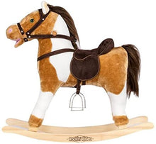 Load image into Gallery viewer, Rockin' Rider Turbo Rocking Horse Ride On, White