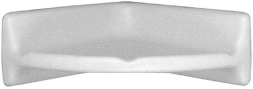 Daltile Bath Accessories White 8 in. x 8 in. Ceramic Wall Mounted Corner Shelf 0100BA7801P