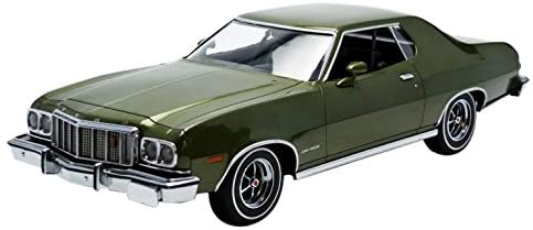Greenlight Collectibles Artisan Collection 1976 Ford Gran Torino Metallic Vehicle (1: 18 Scale), Dark Green