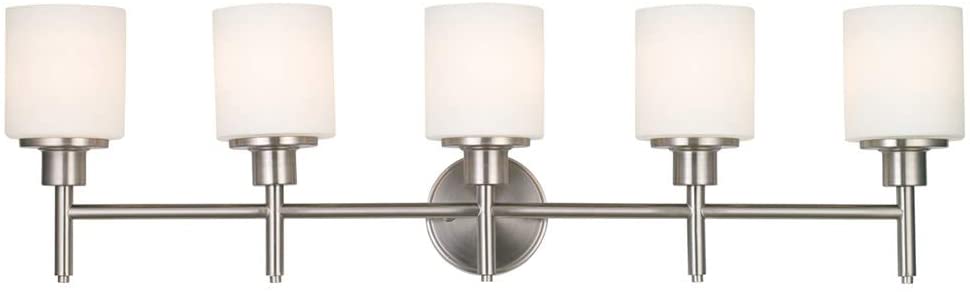 Design House Aubrey Transitional Indoor Wall Light Dimmable Frosted Glass