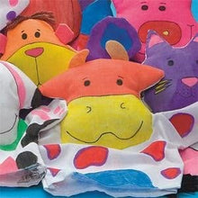 Load image into Gallery viewer, Color-Me Fabric Animal Hand Puppets (pack of 24)
