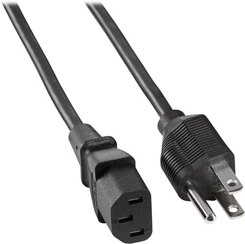 Insignia - 6' AC Power Cable - Black