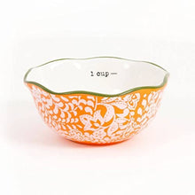 Load image into Gallery viewer, 5-Piece Prep Set, 4-Piece Durable Stoneware Measuring Bowls with 4-cup Measuring Cup,Multicolor