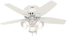 Load image into Gallery viewer, Echo Bluff 42 in. LED Indoor Fresh White Ceiling Fan with Light Kit