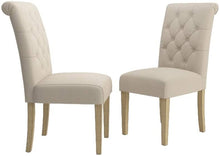 Load image into Gallery viewer, Roundhill Furniture Habit Solid Wood Tufted Parsons Dining Chair