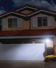 Load image into Gallery viewer, 160-Degree Outdoor Black Dual Lamp Solar Motion Sensing Security Light with Advance LED Technology