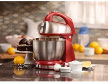 Load image into Gallery viewer, Appliances-Stand Mixer-Classic 4 Qt. Stand Mixer by Hamilton Beach-Color Red