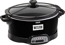 Load image into Gallery viewer, Weston 03-2300-W 7 qt Programmable Slow Cooker with Latch Strap