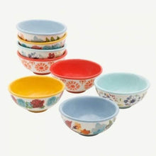 Load image into Gallery viewer, The Pioneer Woman Flea Market 3.12-Inch Dip Bowls, Set of 8