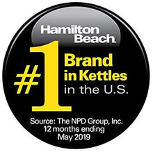 Load image into Gallery viewer, Hamilton Beach 40885 Stainless Steel Electric Kettle, 1.7-Liter, Red